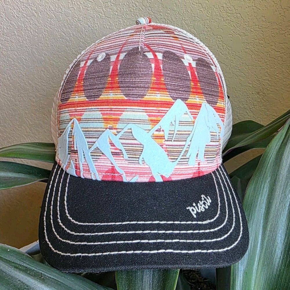 Pistil McKinley Hat Cap Snapback Trucker Mesh Pattern Hike Camp Trail Outdoors